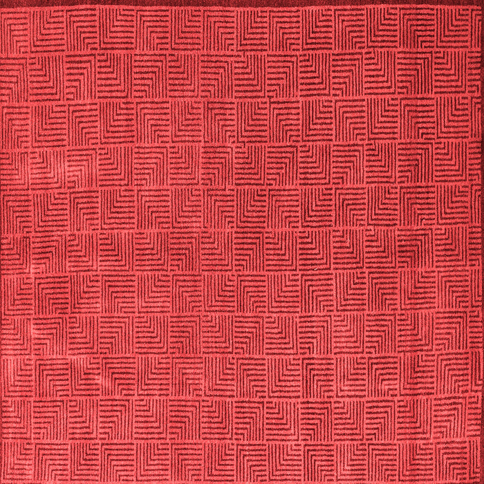 Abstract Red Modern Rug, abs4672red