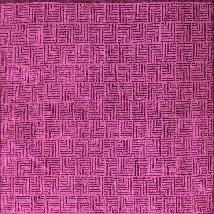Square Abstract Purple Modern Rug, abs4672pur