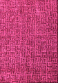 Abstract Pink Modern Rug, abs4672pnk