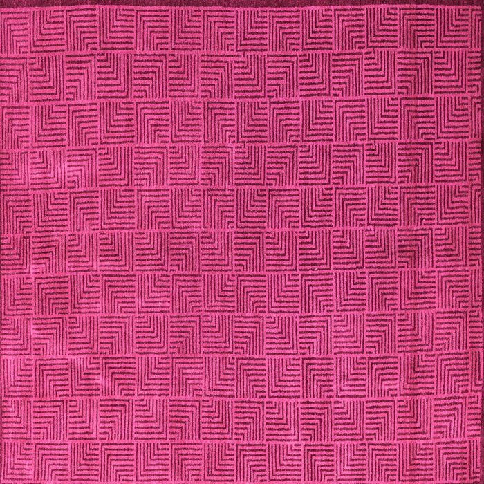 Square Abstract Pink Modern Rug, abs4672pnk