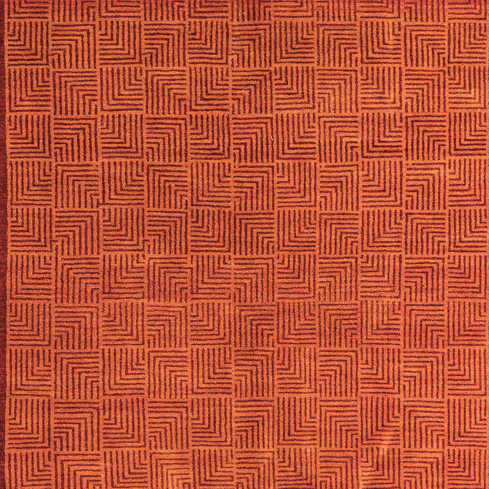 Abstract Orange Modern Rug, abs4672org