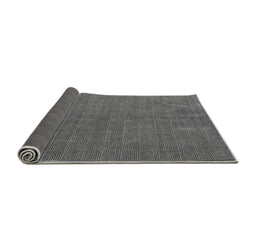 Sideview of Abstract Gray Modern Rug, abs4672gry