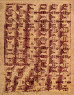 Abstract Orange Modern Rug, abs4673