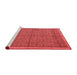 Modern Red Washable Rugs