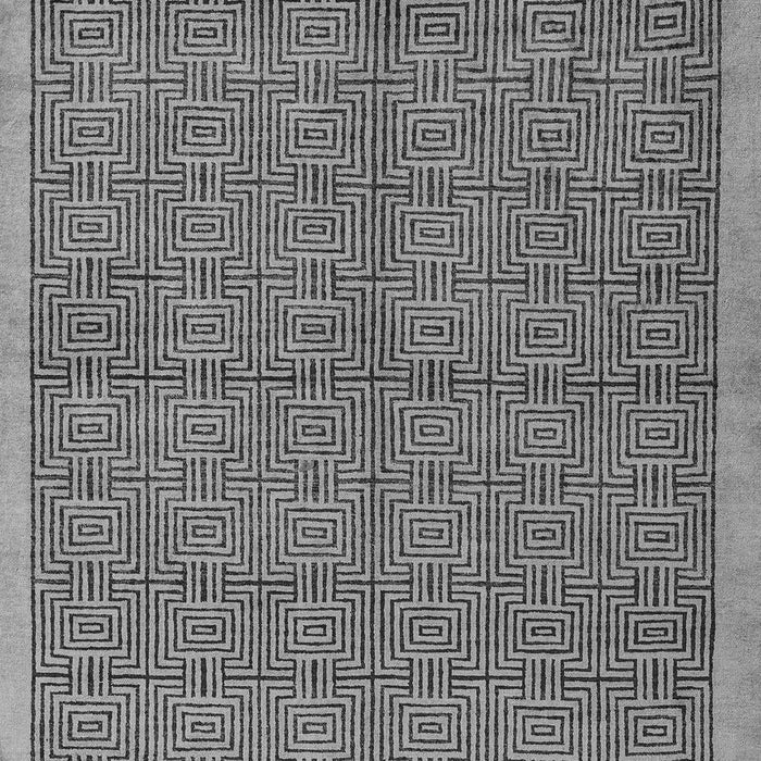 Machine Washable Abstract Gray Modern Rug, wshabs4673gry