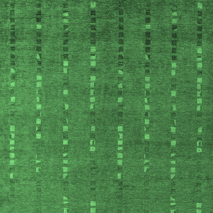 Machine Washable Abstract Emerald Green Modern Area Rugs, wshabs4674emgrn