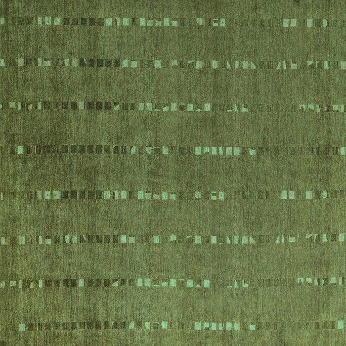 Square Machine Washable Abstract Turquoise Modern Area Rugs, wshabs4674turq