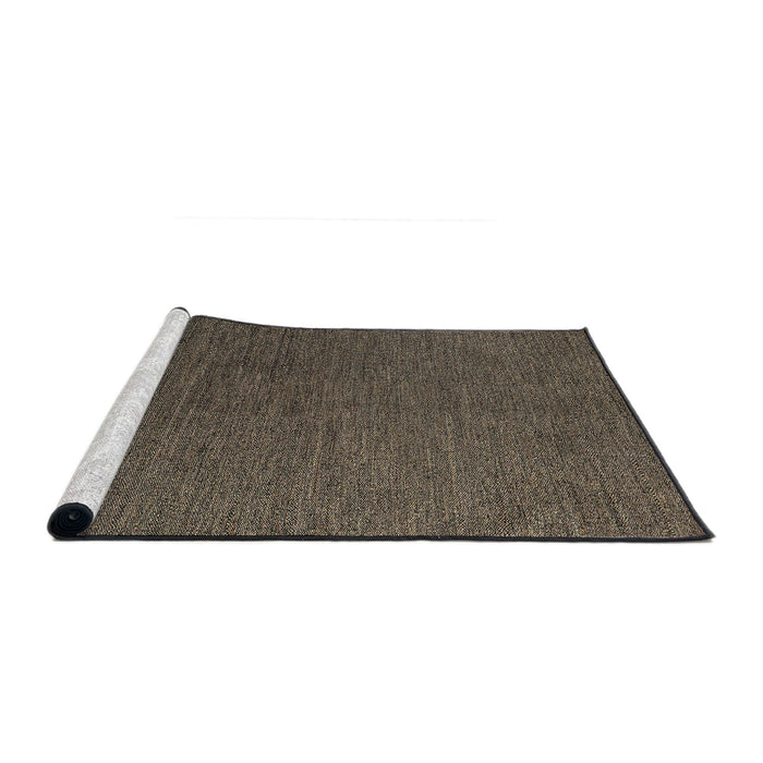 Sideview of Machine Washable Abstract Brown Rug, wshabs4675