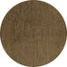 Round Machine Washable Abstract Brown Modern Rug, wshabs4675brn