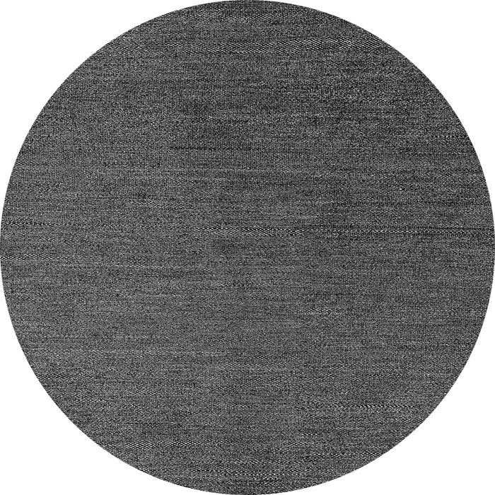 Round Abstract Gray Modern Rug, abs4675gry