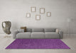 Machine Washable Abstract Purple Modern Area Rugs in a Living Room, wshabs4675pur