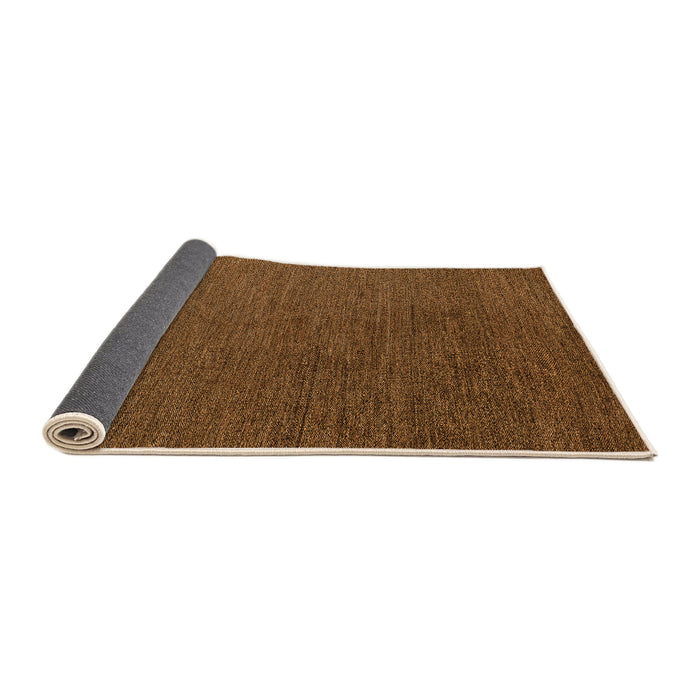 Sideview of Abstract Orange Modern Rug, abs4675org