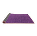 Sideview of Abstract Purple Modern Rug, abs4675pur