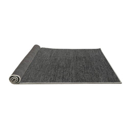 Sideview of Abstract Gray Modern Rug, abs4675gry