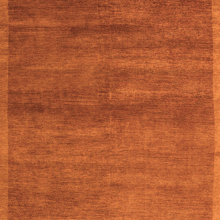 Machine Washable Abstract Orange Modern Area Rugs, wshabs4676org