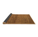 Sideview of Abstract Brown Modern Rug, abs4676brn