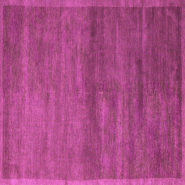 Square Machine Washable Abstract Purple Modern Area Rugs, wshabs4676pur