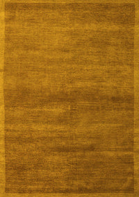 Abstract Yellow Modern Rug, abs4676yw