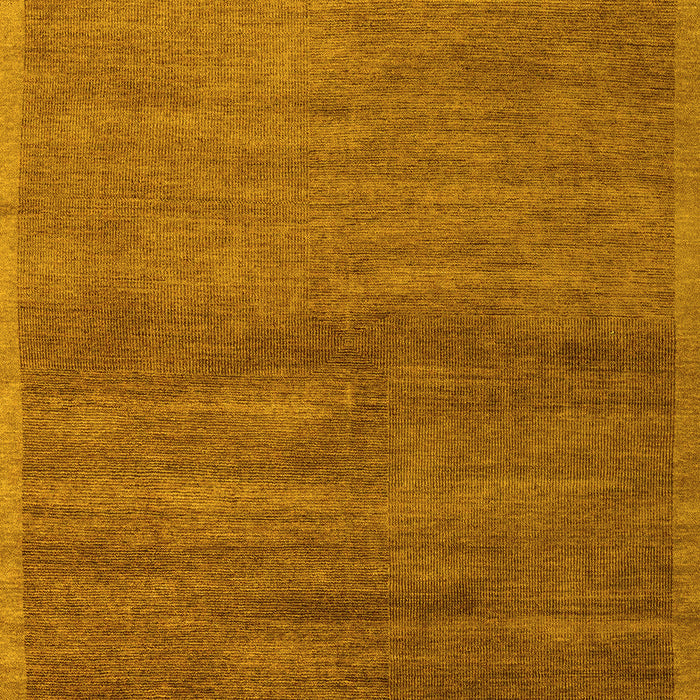 Abstract Yellow Modern Rug, abs4676yw