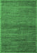 Machine Washable Abstract Emerald Green Modern Area Rugs, wshabs4676emgrn