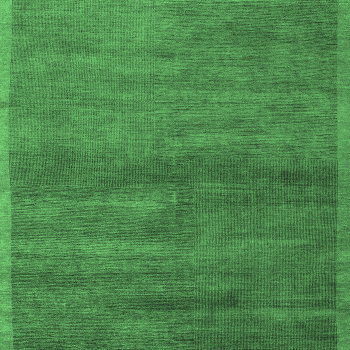 Abstract Emerald Green Modern Rug, abs4676emgrn