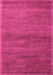 Machine Washable Abstract Pink Modern Rug, wshabs4676pnk