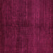 Square Abstract Purple Modern Rug, abs4677pur