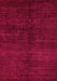 Machine Washable Abstract Pink Modern Rug, wshabs4677pnk