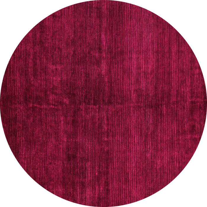 Round Abstract Pink Modern Rug, abs4677pnk