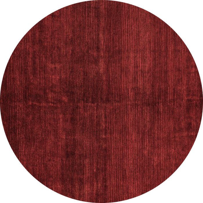 Round Abstract Brown Modern Rug, abs4677brn