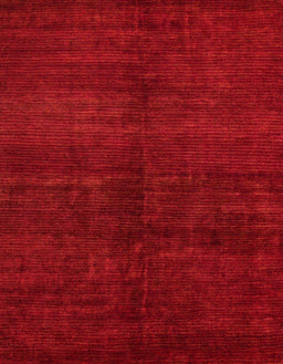 Machine Washable Abstract Red Rug, wshabs4677