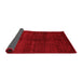 Abstract Red Modern Area Rugs