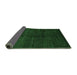 Sideview of Abstract Emerald Green Modern Rug, abs4677emgrn