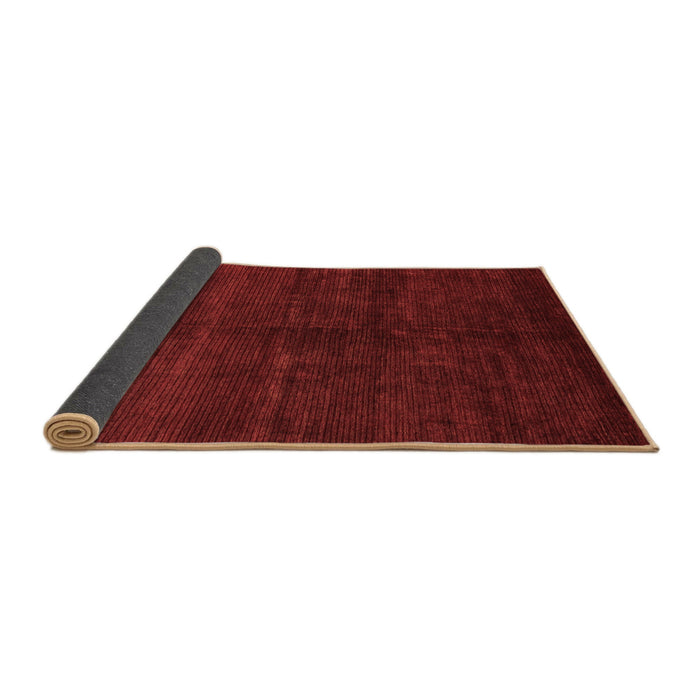 Sideview of Abstract Brown Modern Rug, abs4677brn