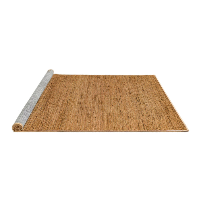 Sideview of Machine Washable Abstract Sedona Brown Rug, wshabs4678