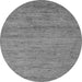 Round Machine Washable Abstract Gray Modern Rug, wshabs4678gry