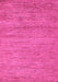 Machine Washable Abstract Pink Modern Rug, wshabs4678pnk