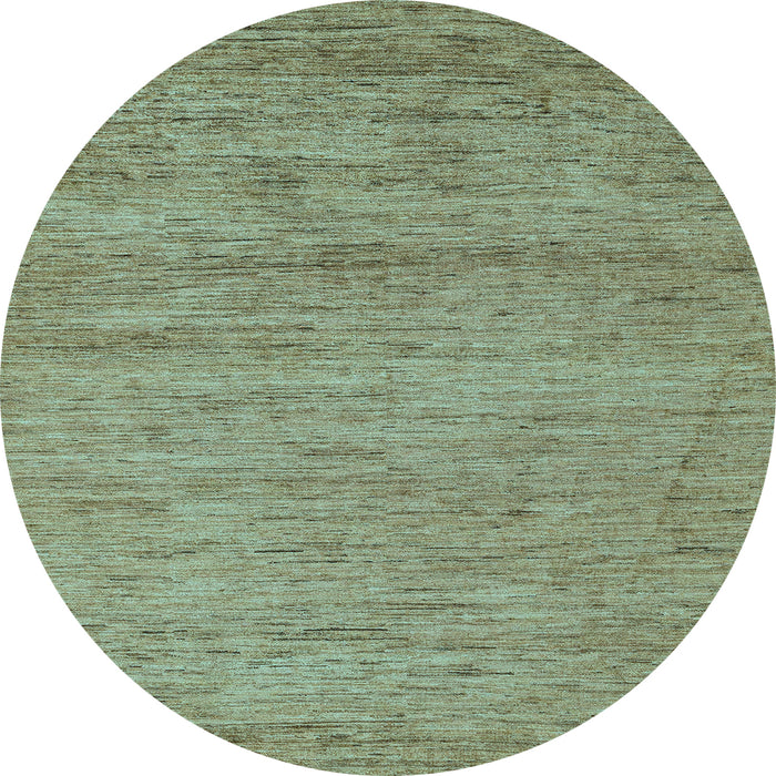 Round Abstract Light Blue Modern Rug, abs4678lblu