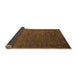 Sideview of Abstract Brown Modern Rug, abs4679brn