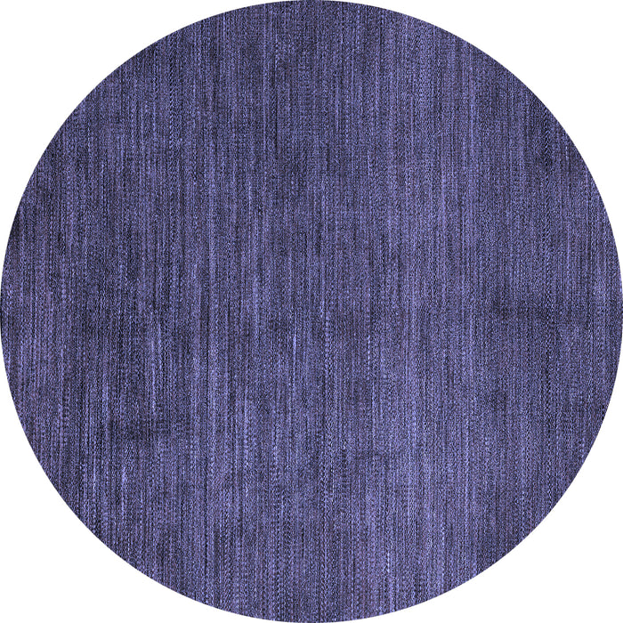 Round Machine Washable Abstract Blue Modern Rug, wshabs4679blu