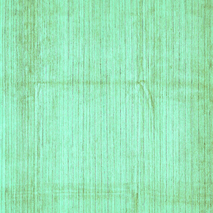 Square Solid Turquoise Modern Rug, abs467turq
