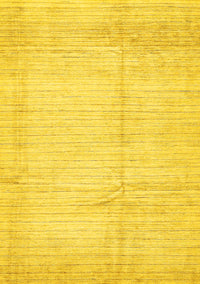 Solid Yellow Modern Rug, abs467yw