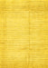 Solid Yellow Modern Rug, abs467yw