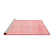 Modern Red Washable Rugs