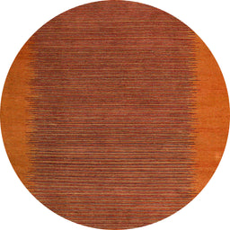 Round Abstract Red Modern Rug, abs4680