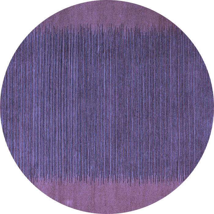 Round Machine Washable Abstract Blue Modern Rug, wshabs4680blu