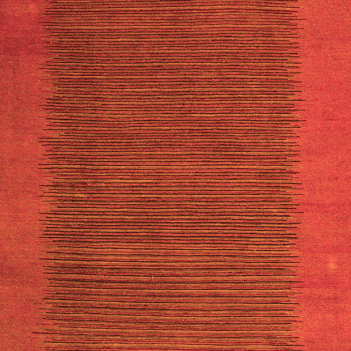 Machine Washable Abstract Orange Modern Area Rugs, wshabs4680org