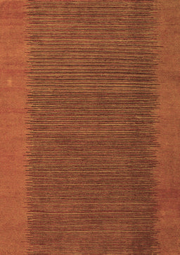 Abstract Brown Modern Rug, abs4680brn