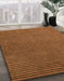 Machine Washable Abstract Chocolate Brown Rug in a Family Room, wshabs4681