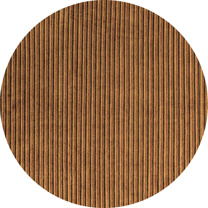 Round Abstract Brown Modern Rug, abs4681brn